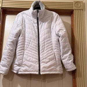 Free Country Women's Quilted White Puffer Jacket